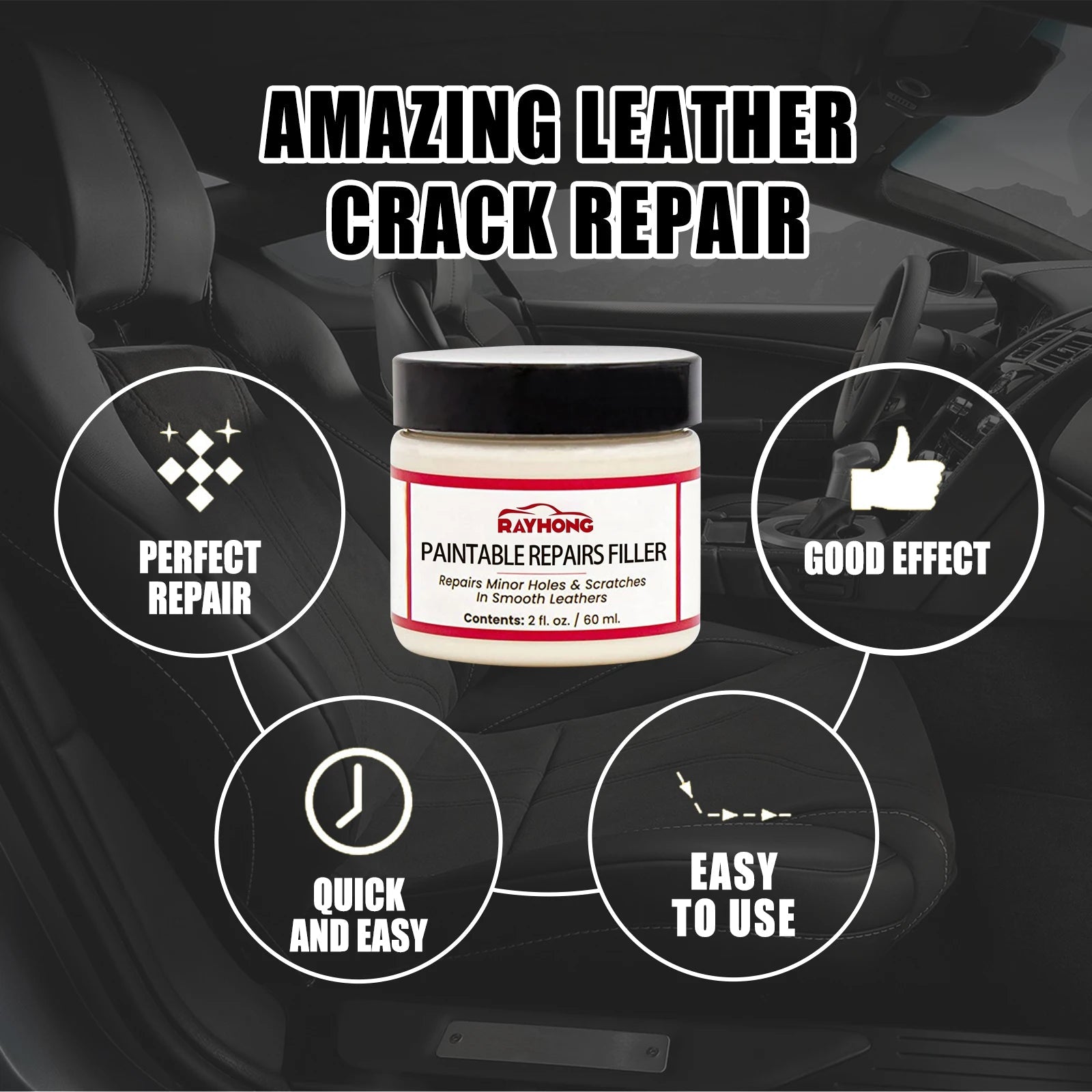 Leather Filler–Fine Filling Without Trace - WIVAStore