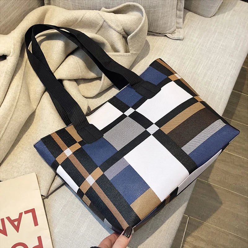 Leather Shoulder Shopping Bag - WIVAStore