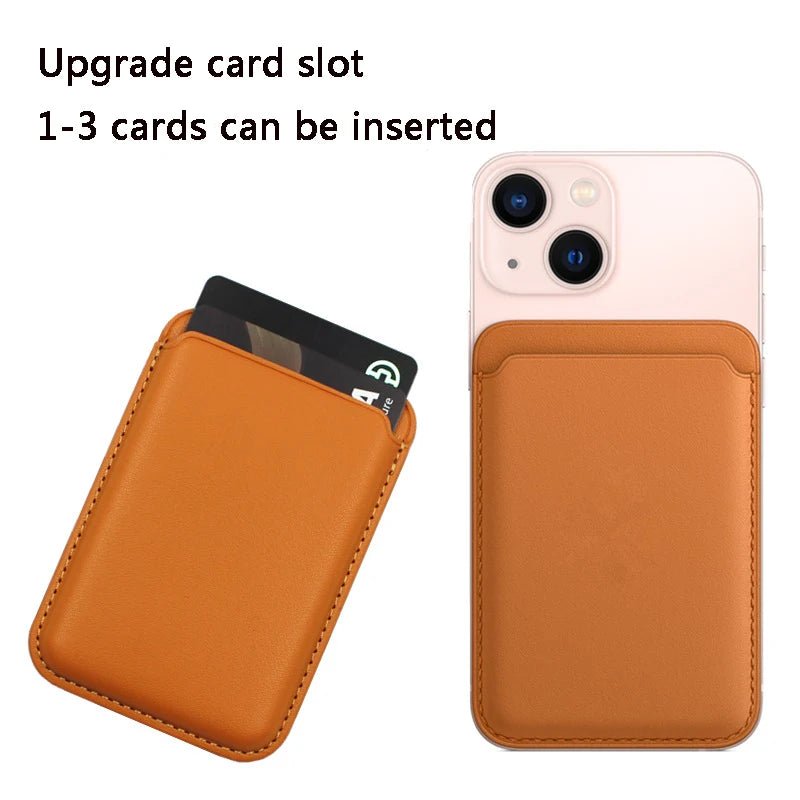 Leather Wallet Case For iPhone 15 Pro Max 14 13 12 Card Holder with MagSafe Magnet - WIVAStore