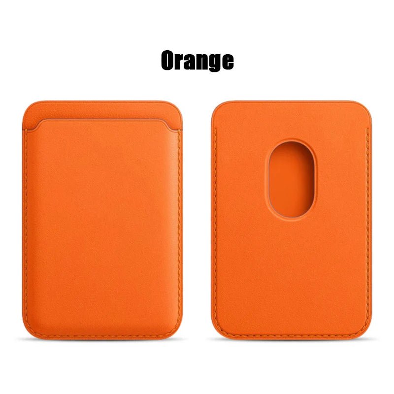 Leather Wallet Case For iPhone 15 Pro Max 14 13 12 Card Holder with MagSafe Magnet - WIVAStore