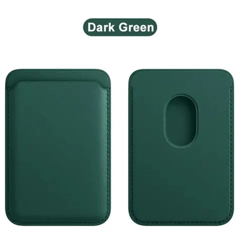 Leather Wallet Case For iPhone 15 Pro Max 14 13 12 Card Holder with MagSafe Magnet - WIVAStore