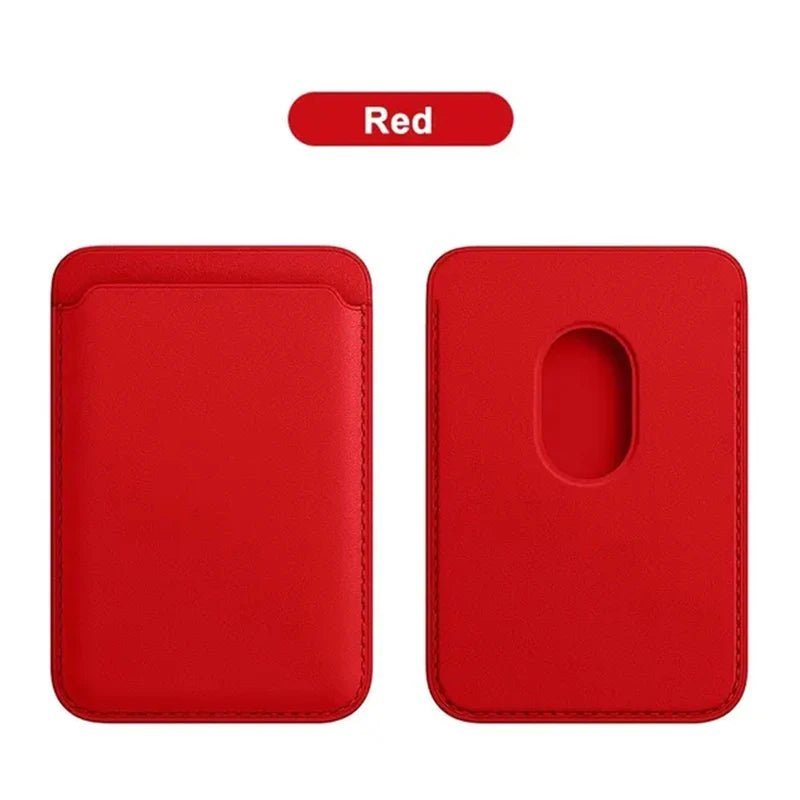 Leather Wallet Case For iPhone 15 Pro Max 14 13 12 Card Holder with MagSafe Magnet - WIVAStore