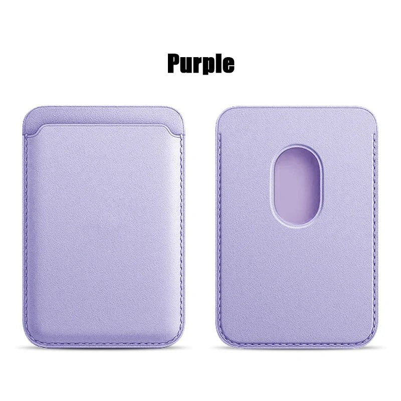 Leather Wallet Case For iPhone 15 Pro Max 14 13 12 Card Holder with MagSafe Magnet - WIVAStore