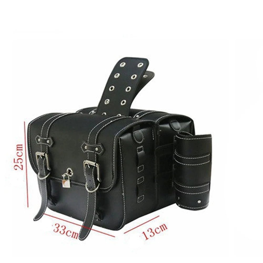 Luggage Tail Rear Bags For Sportster 883 1200 Honda Yamaha Suzuki Motorcycle - WIVAStore