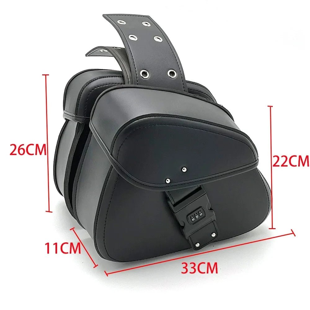 Luggage Tail Rear Bags For Sportster 883 1200 Honda Yamaha Suzuki Motorcycle - WIVAStore