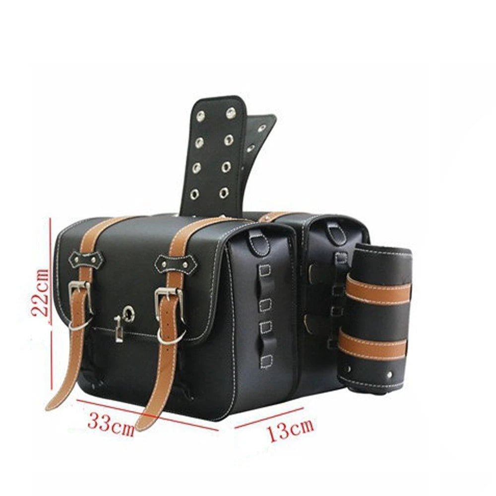 Luggage Tail Rear Bags For Sportster 883 1200 Honda Yamaha Suzuki Motorcycle - WIVAStore