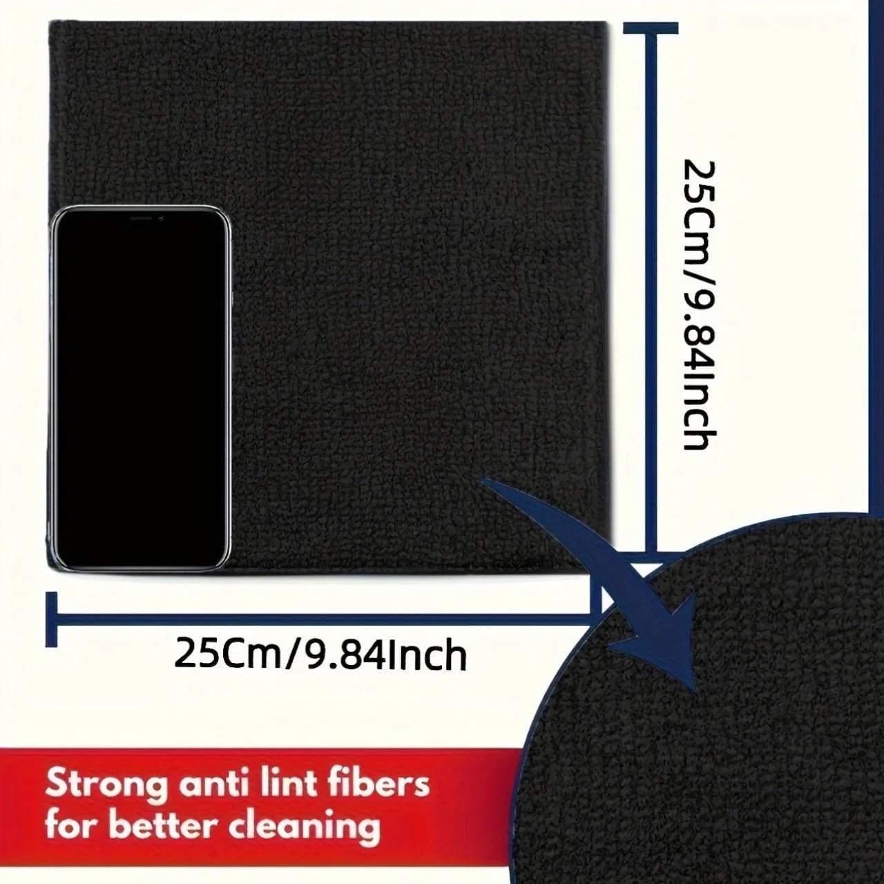 Machine Washable Microfiber Cloths 10Pcs - WIVAStore