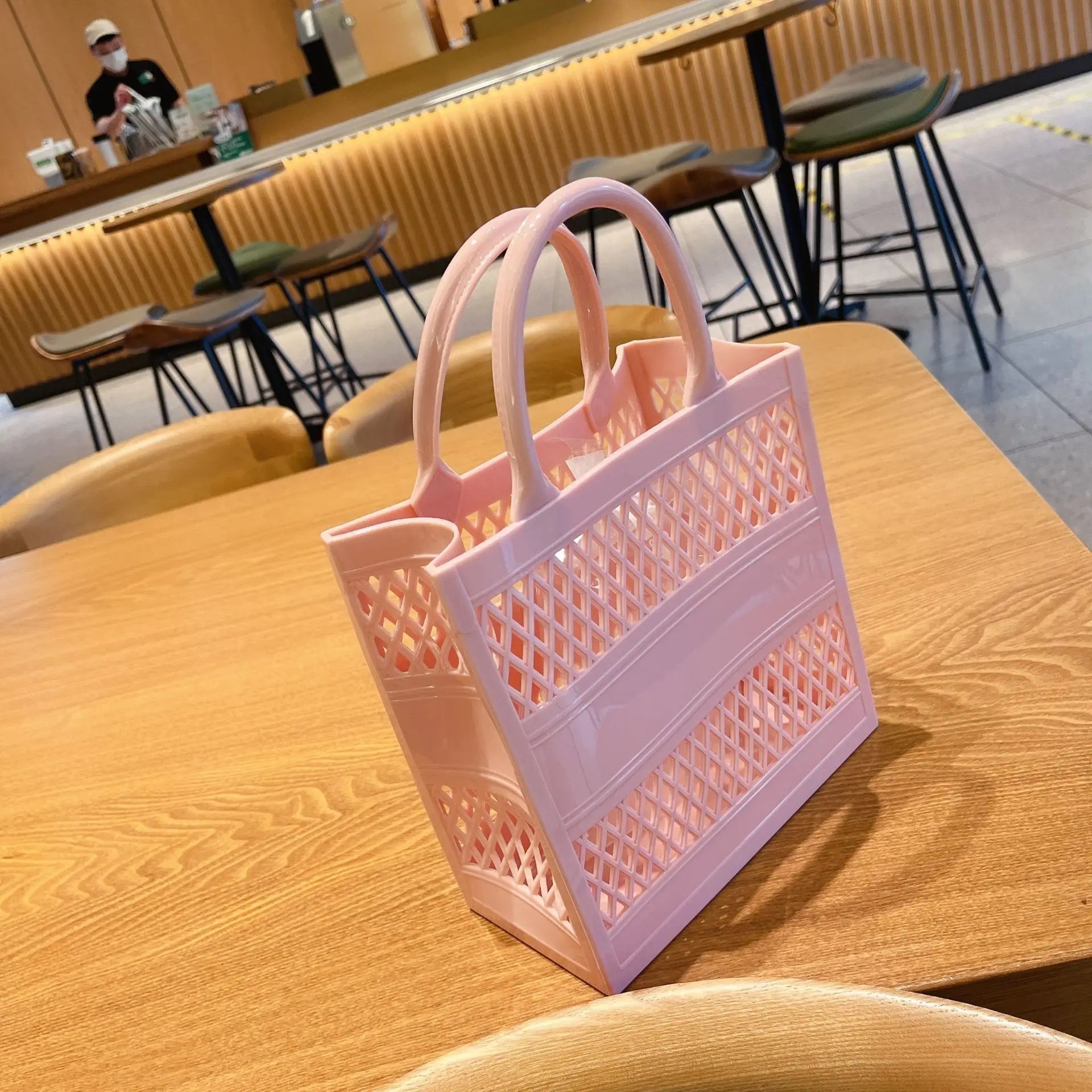 Mesh Beach Tote Bag, and great for Travel Accessories - WIVAStore