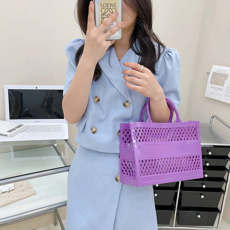 Mesh Beach Tote Bag, and great for Travel Accessories - WIVAStore