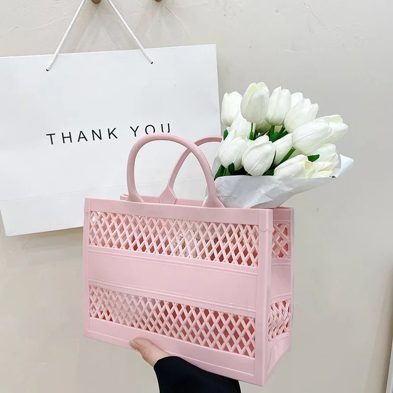 Mesh Beach Tote Bag, and great for Travel Accessories - WIVAStore