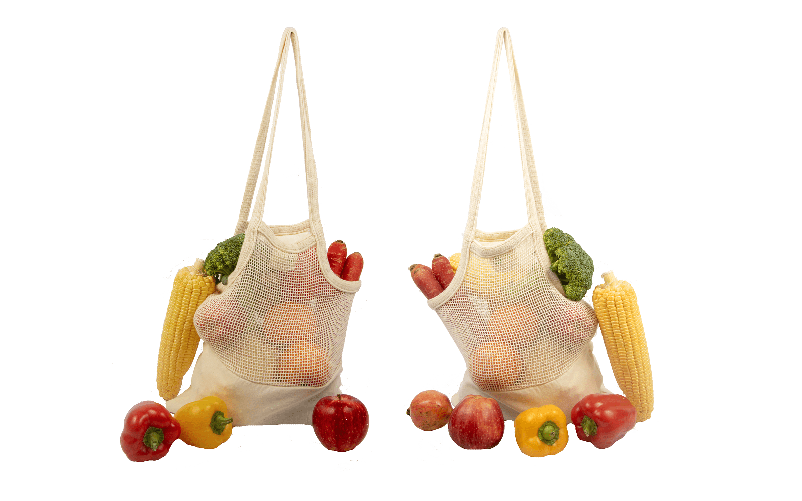 Mesh & Fabric Tote Bag - WIVAStore