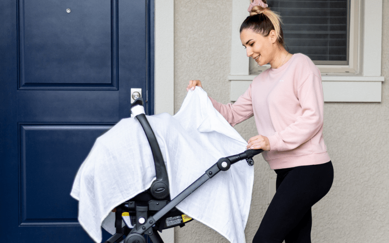Muslin Car Seat Cover - WIVAStore