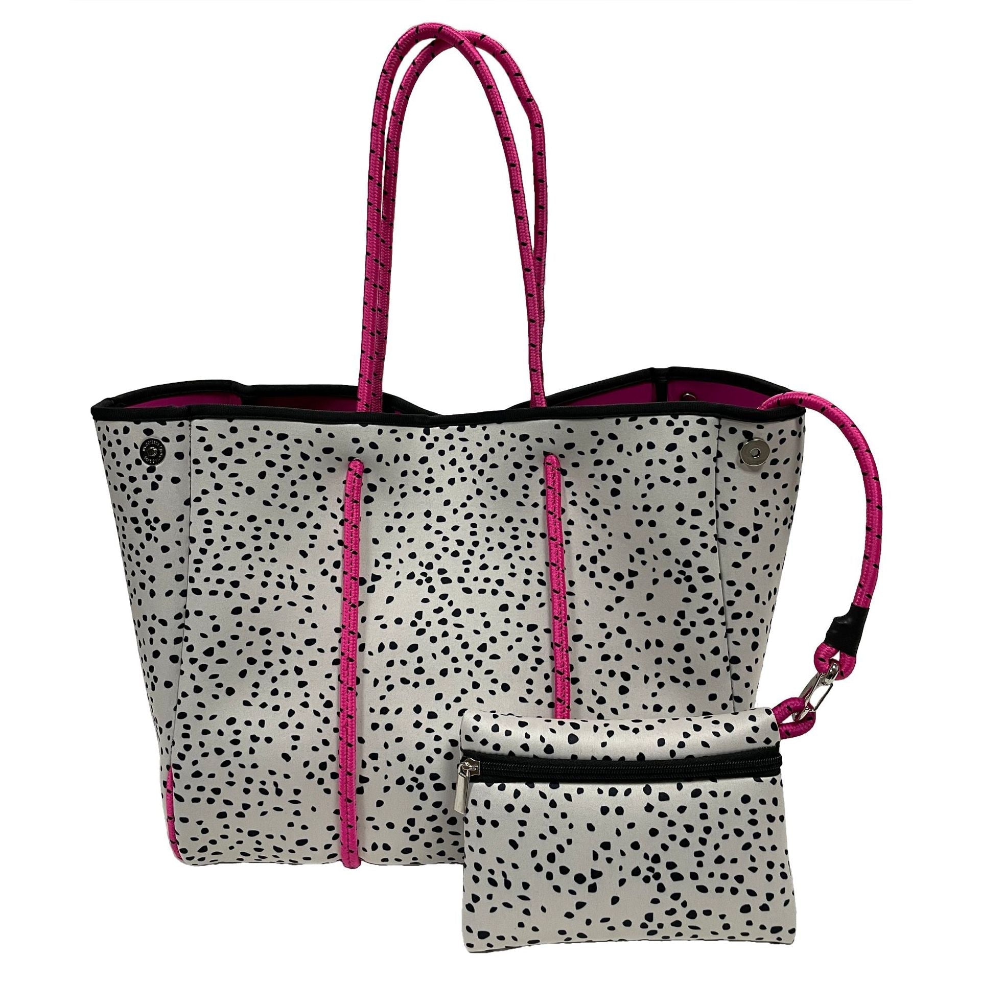 Neoprene Perforated Tote Set – Mother - Child Beach Bag, Water - Resistant Gym & Swim Duffle - WIVAStore