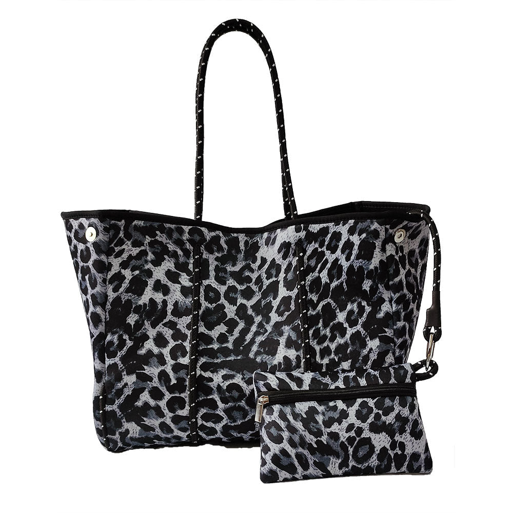 Neoprene Perforated Tote Set – Mother - Child Beach Bag, Water - Resistant Gym & Swim Duffle - WIVAStore