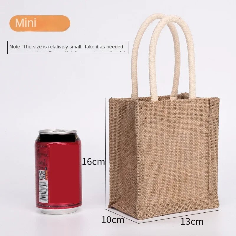 New Burlap Bag Multipurpose Burlap Hand Bags - WIVAStore
