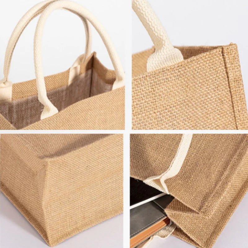 New Burlap Bag Multipurpose Burlap Hand Bags - WIVAStore