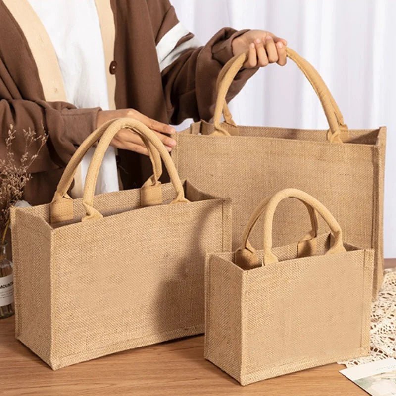 New Burlap Bag Multipurpose Burlap Hand Bags - WIVAStore