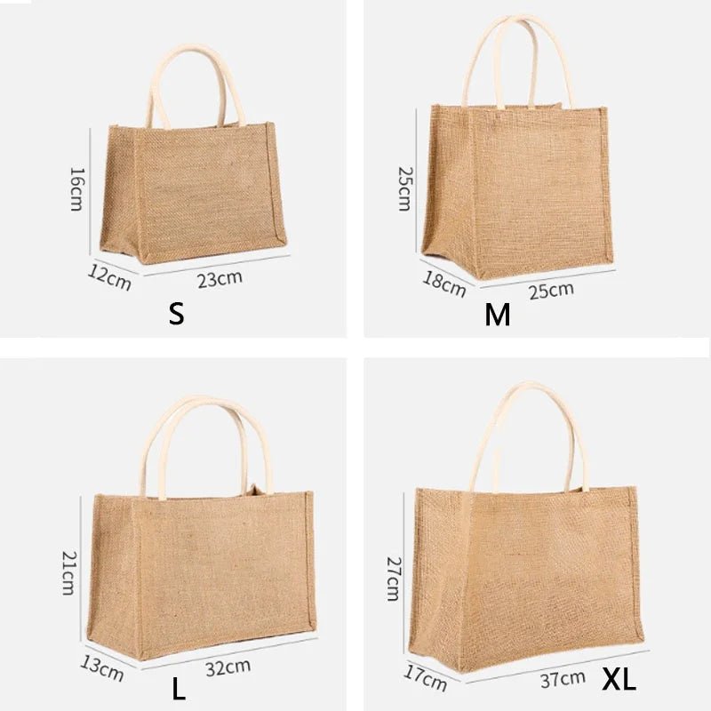 New Burlap Bag Multipurpose Burlap Hand Bags - WIVAStore