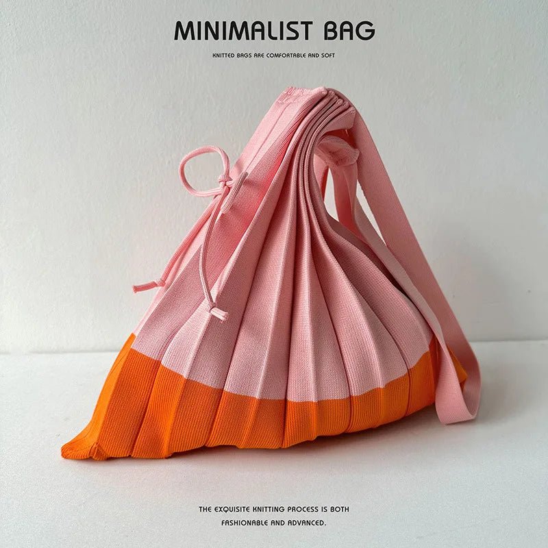 New Knitted Pleats Tote Bag - WIVAStore