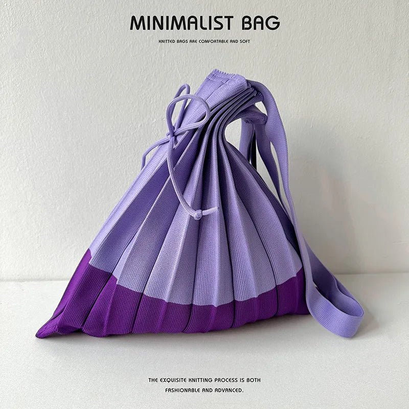 New Knitted Pleats Tote Bag - WIVAStore
