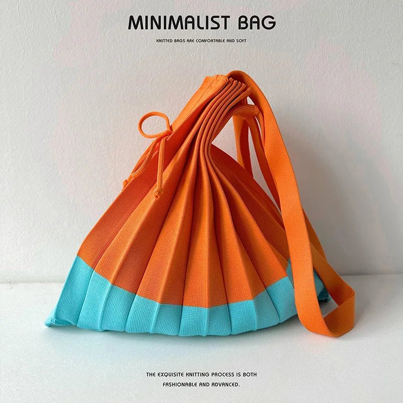 New Knitted Pleats Tote Bag - WIVAStore