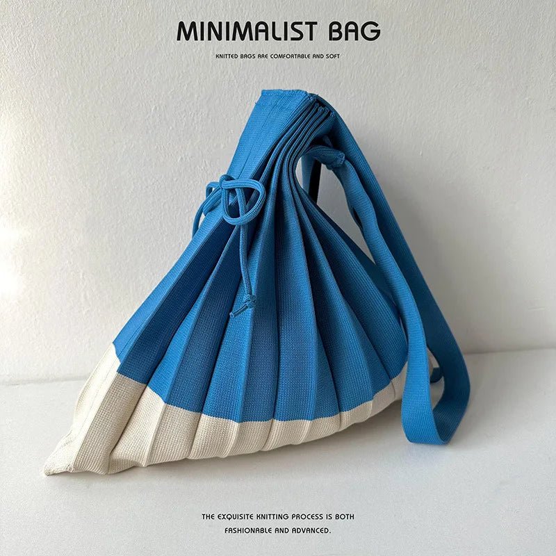 New Knitted Pleats Tote Bag - WIVAStore