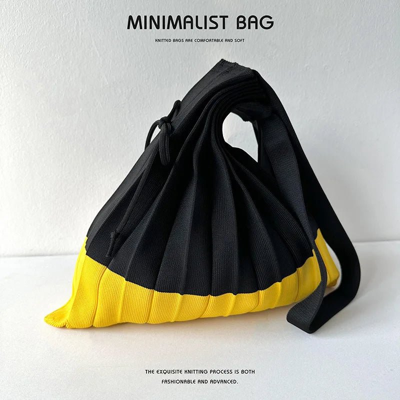 New Knitted Pleats Tote Bag - WIVAStore