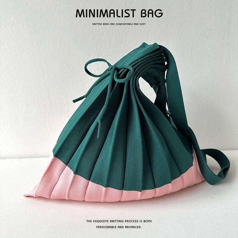 New Knitted Pleats Tote Bag - WIVAStore