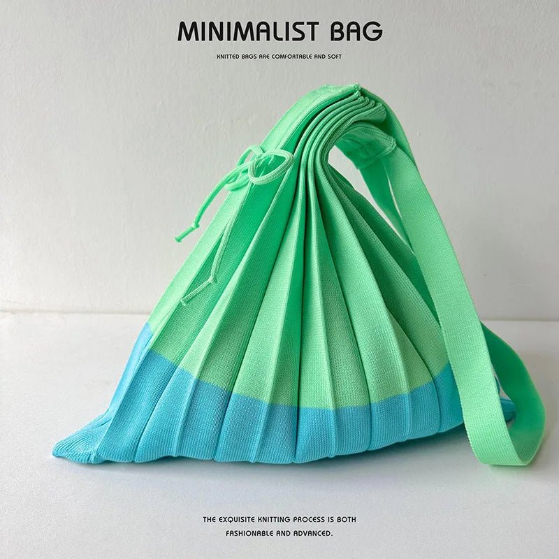 New Knitted Pleats Tote Bag - WIVAStore