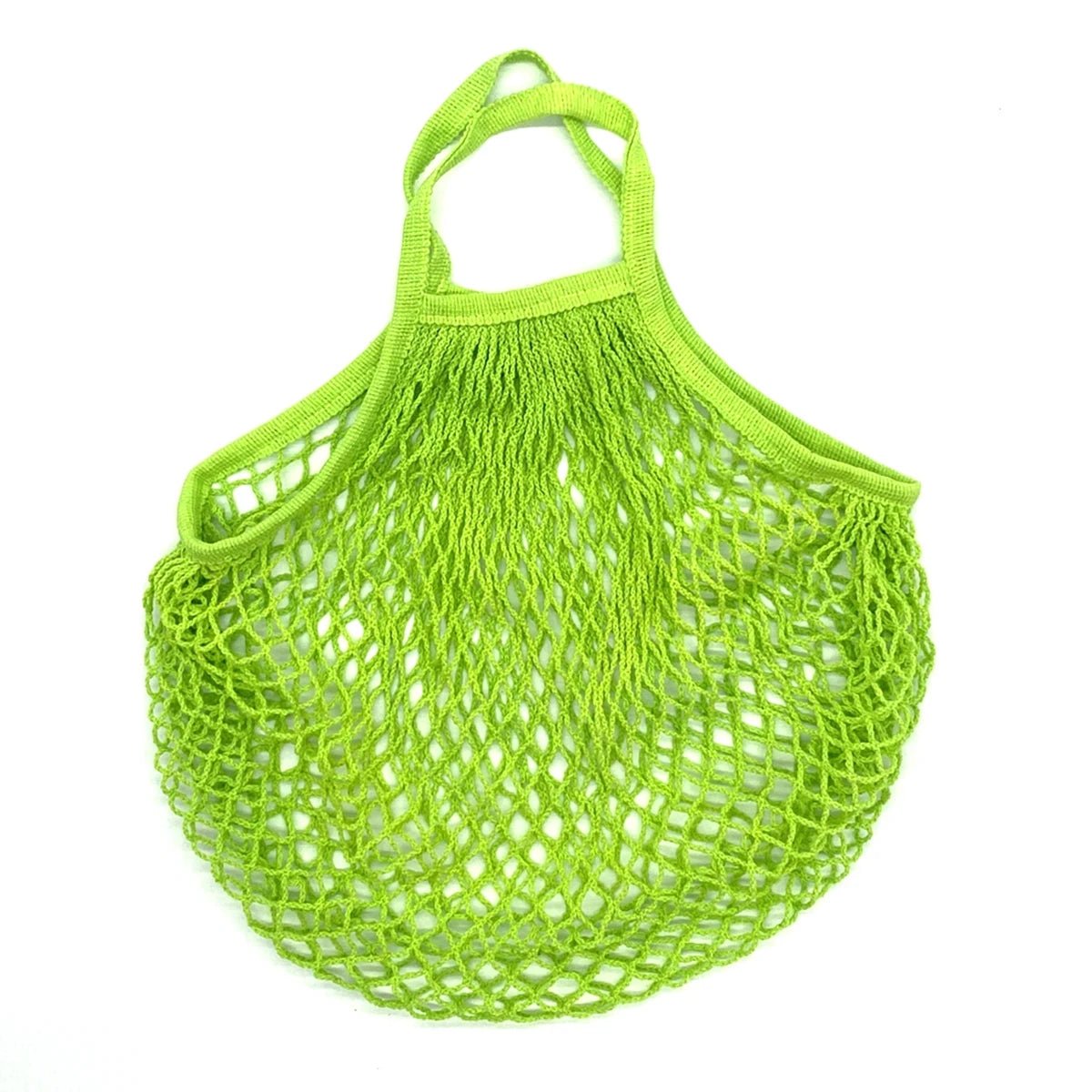 Organic Cotton Mesh Tote Bags Portable Net and String - WIVAStore