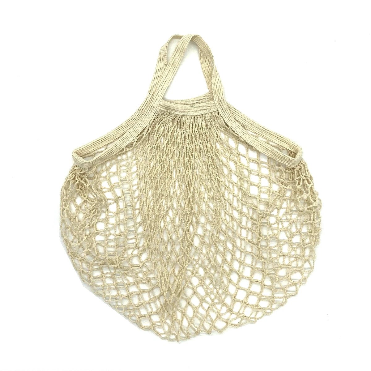 Organic Cotton Mesh Tote Bags Portable Net and String - WIVAStore