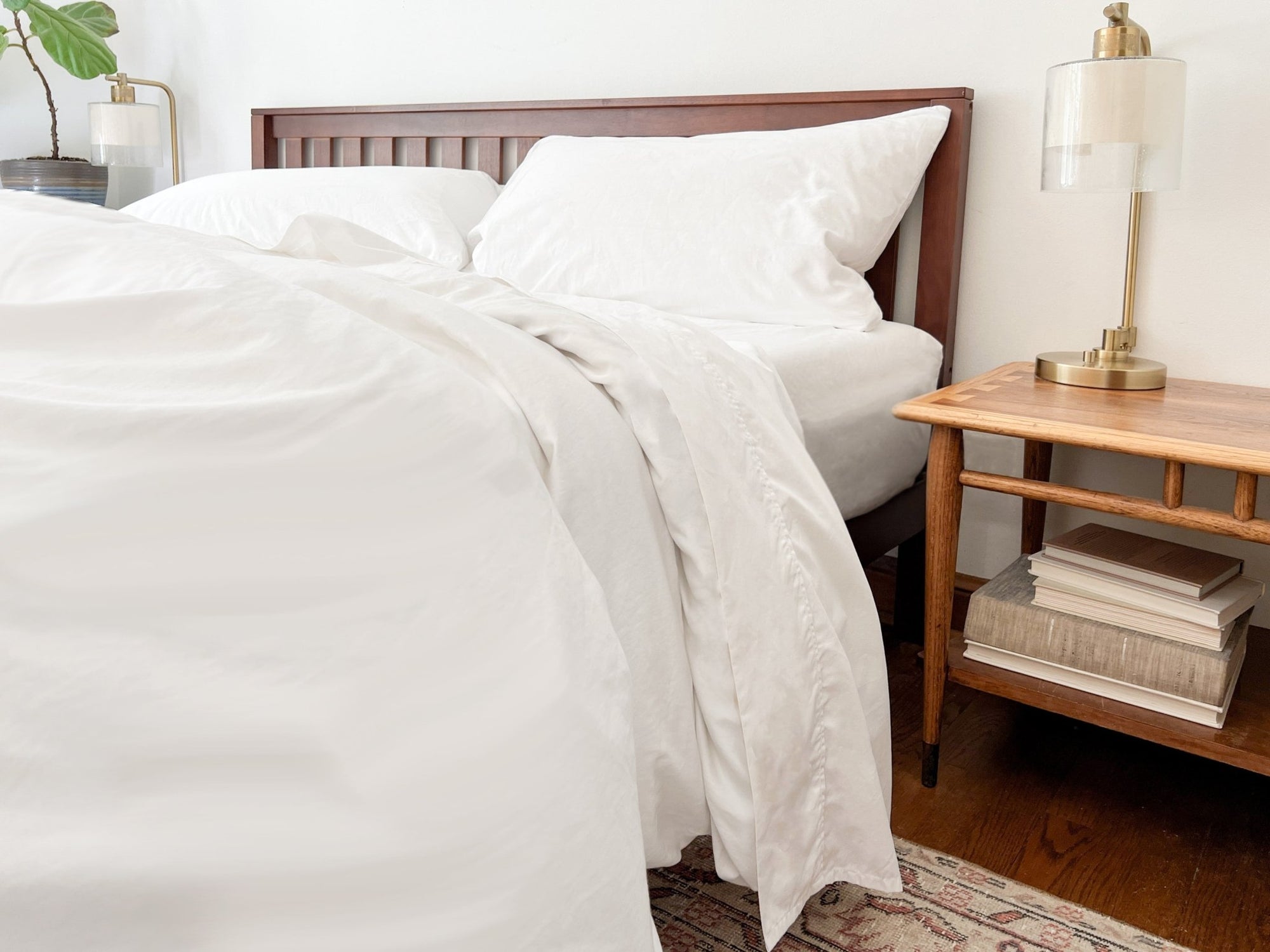 Organic Percale Bed Sheets Set - WIVAStore