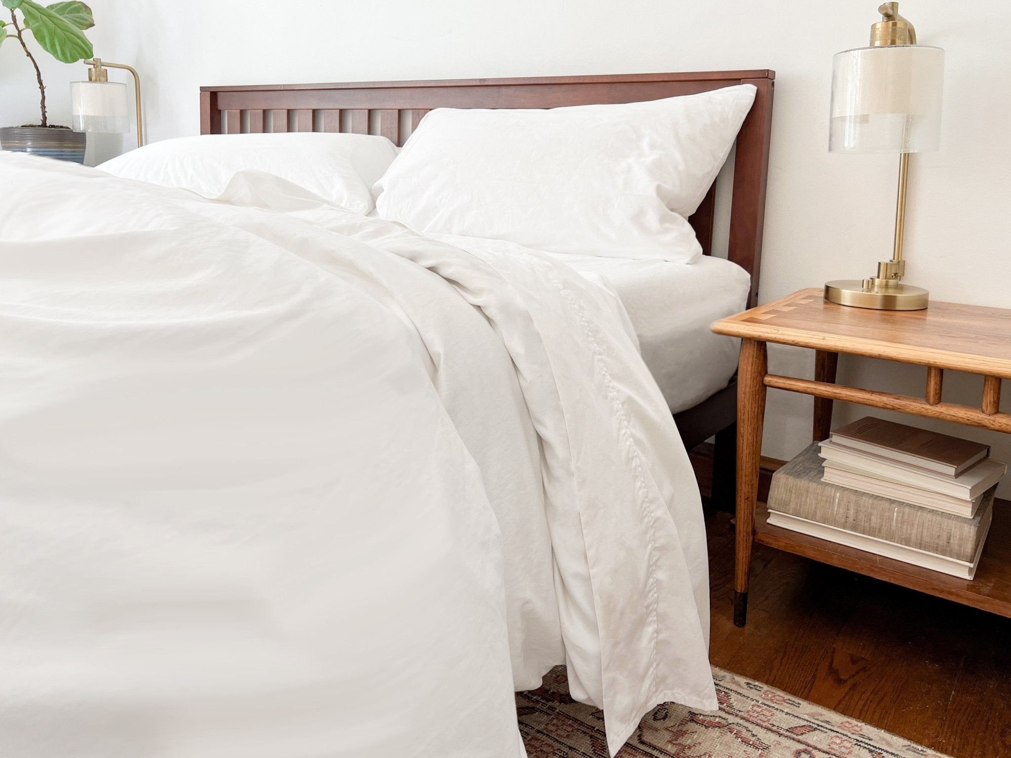 Organic Percale Bed Sheets Set - WIVAStore