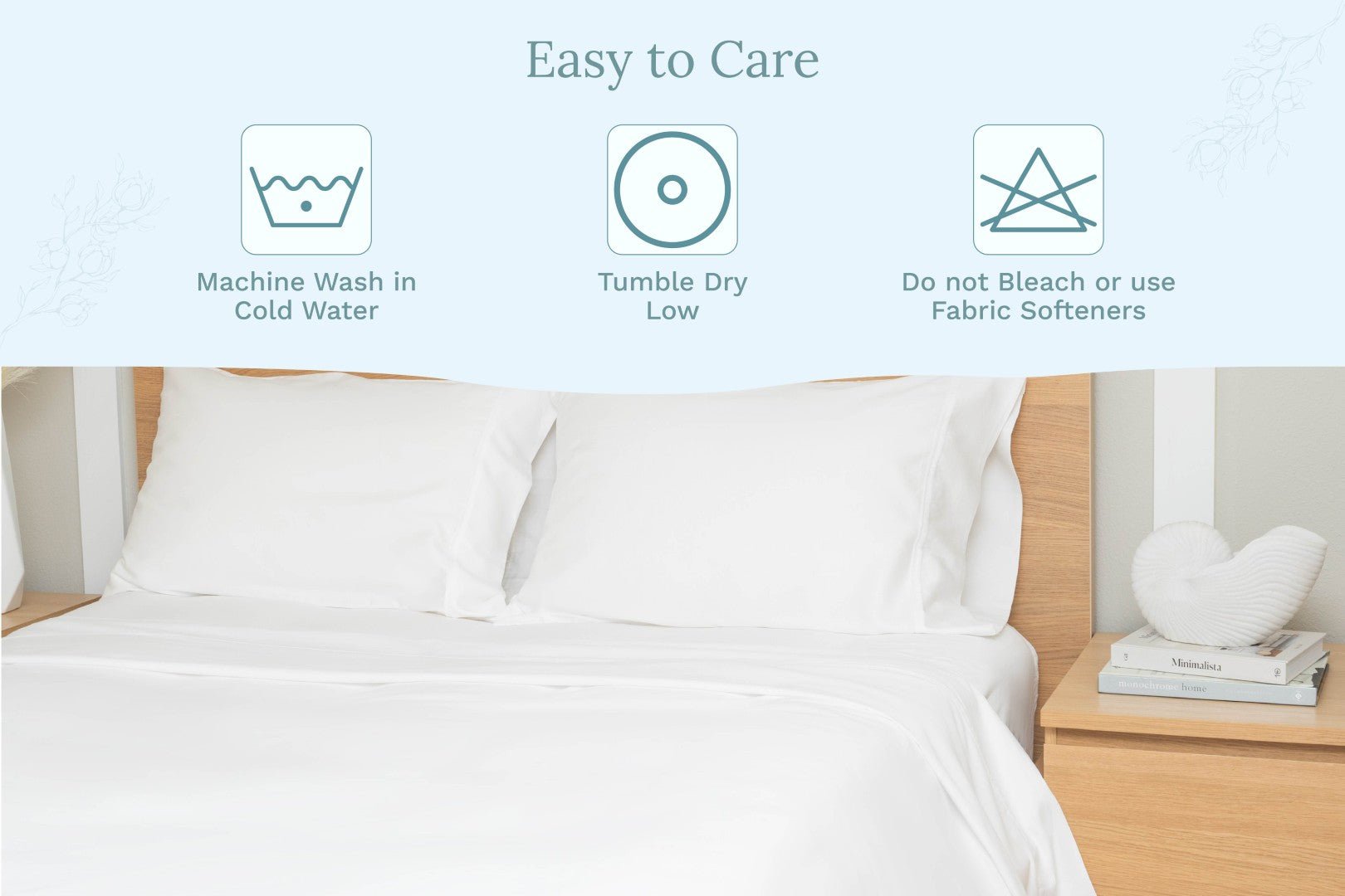 Organic Sateen Bed Sheets Set - WIVAStore
