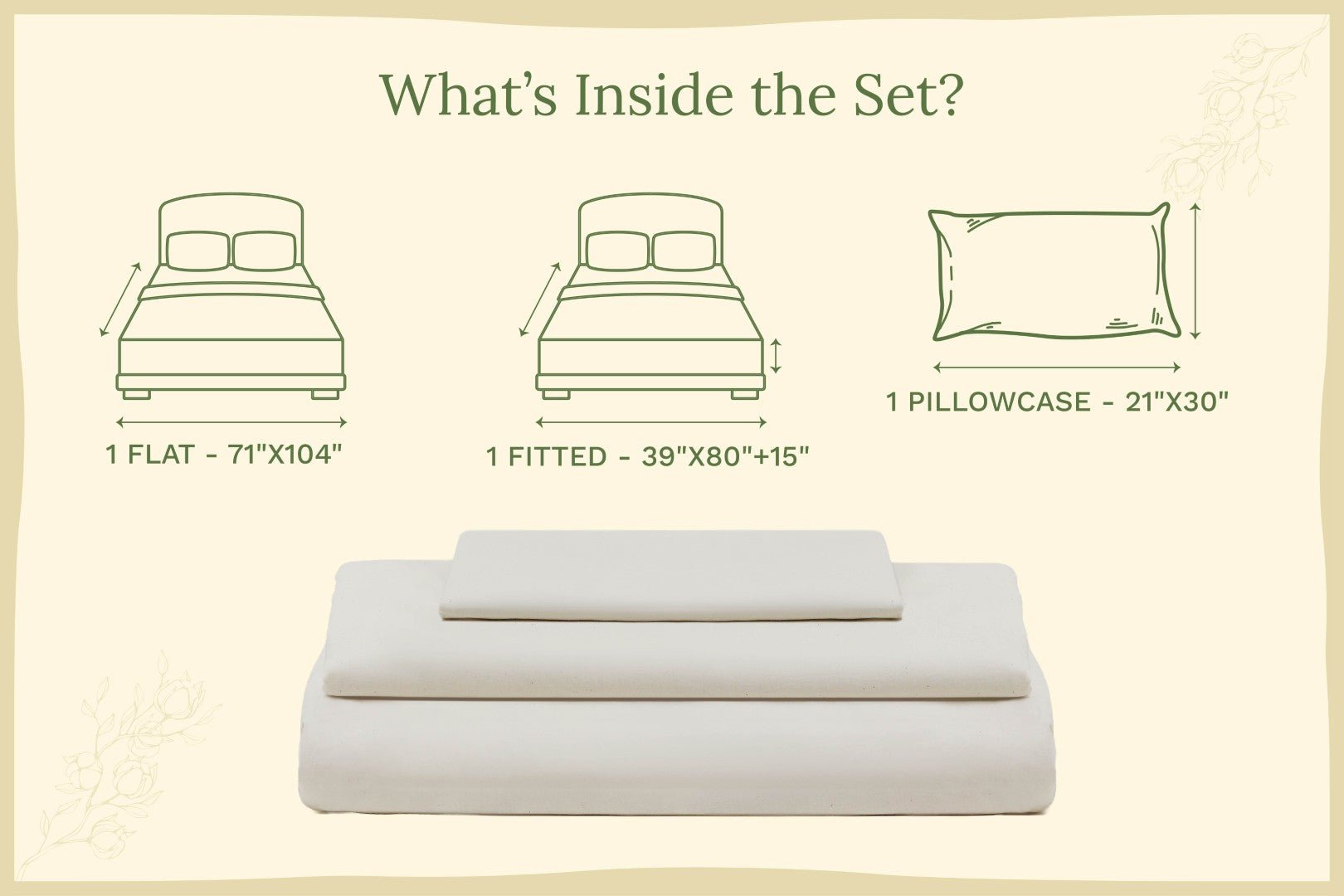 Organic Sateen Bed Sheets Set - WIVAStore