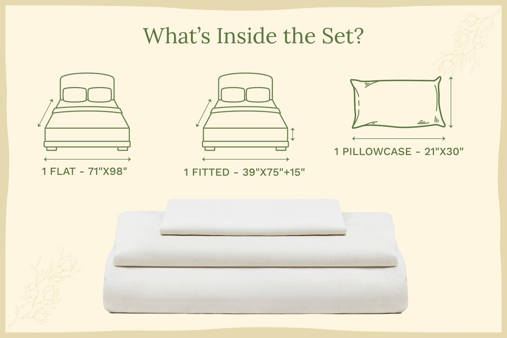 Organic Sateen Bed Sheets Set - WIVAStore