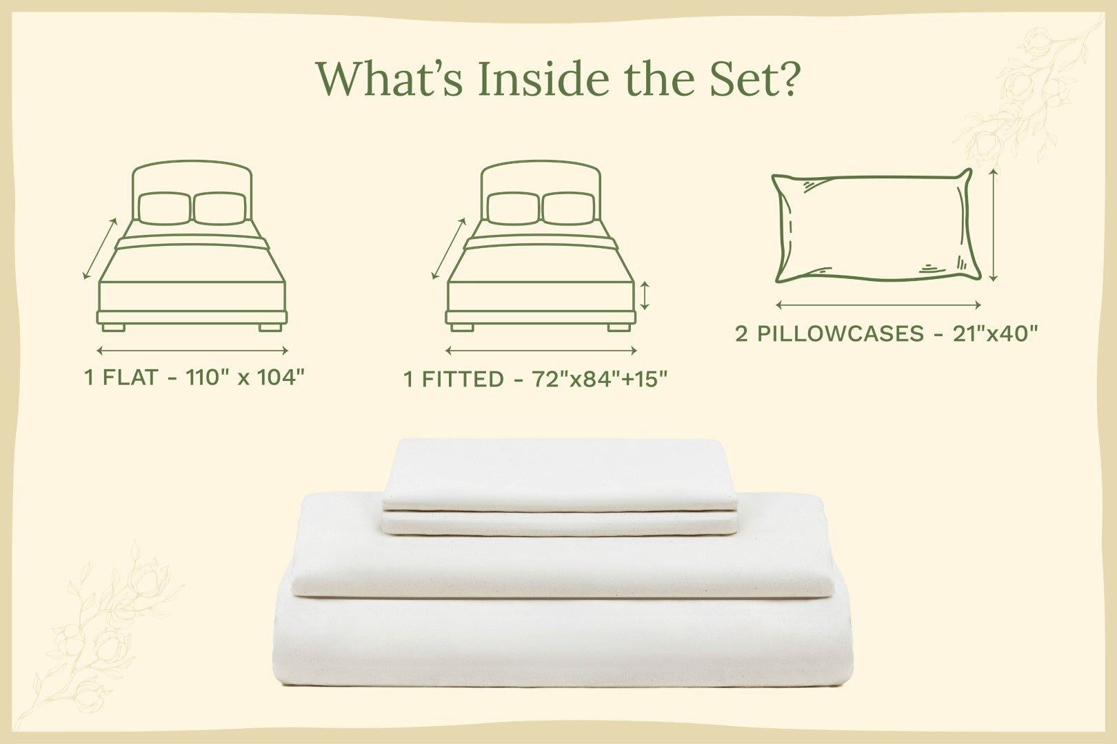 Organic Sateen Bed Sheets Set - WIVAStore
