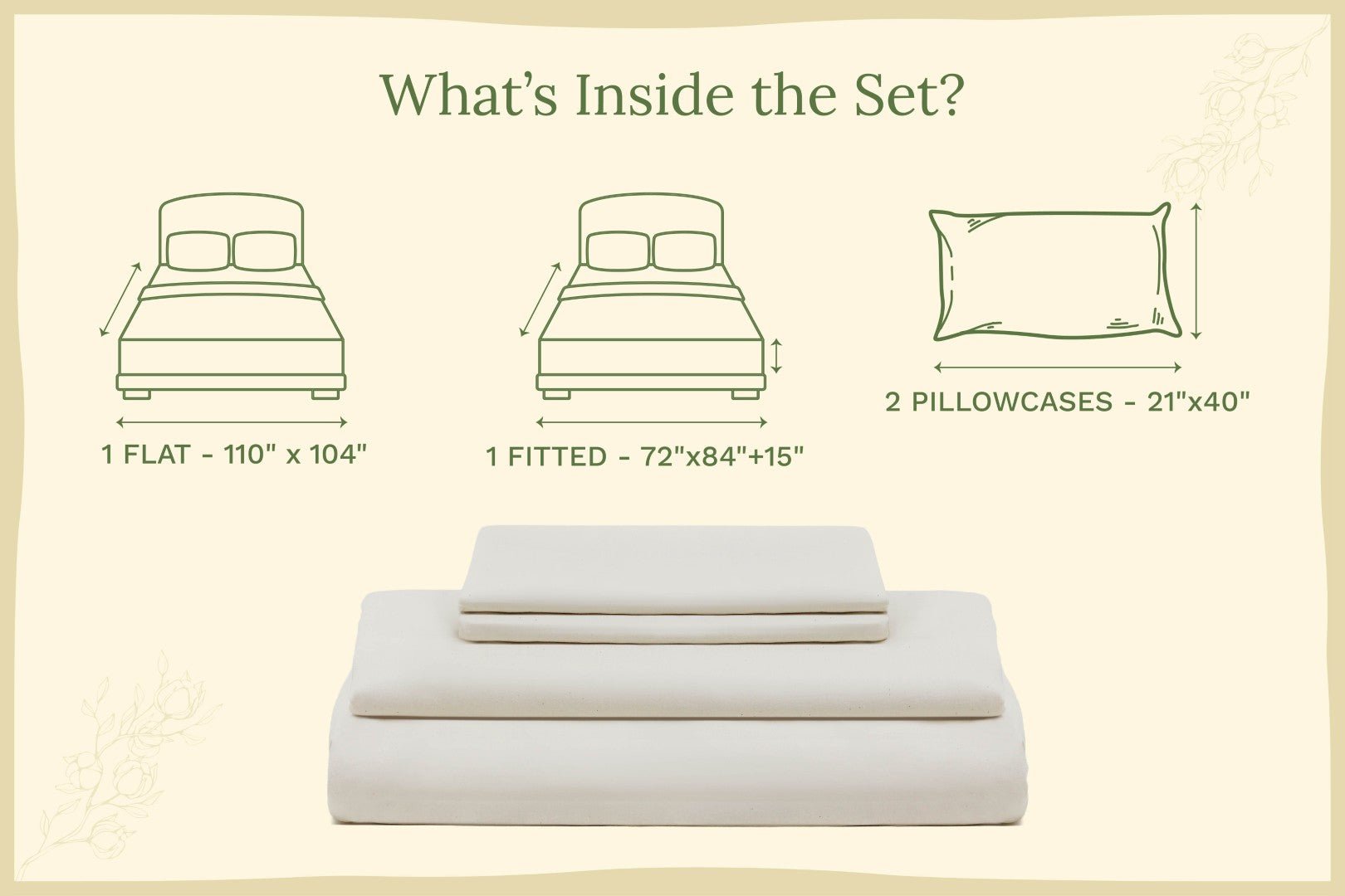 Organic Sateen Bed Sheets Set - WIVAStore