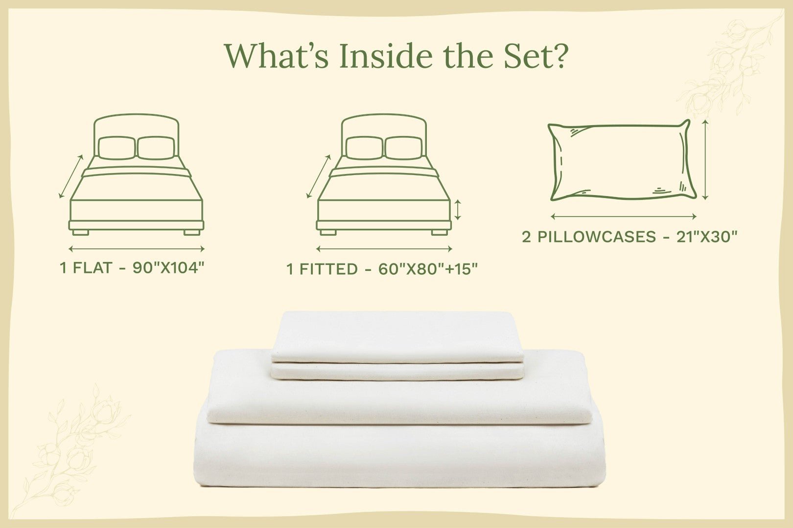 Organic Sateen Bed Sheets Set - WIVAStore
