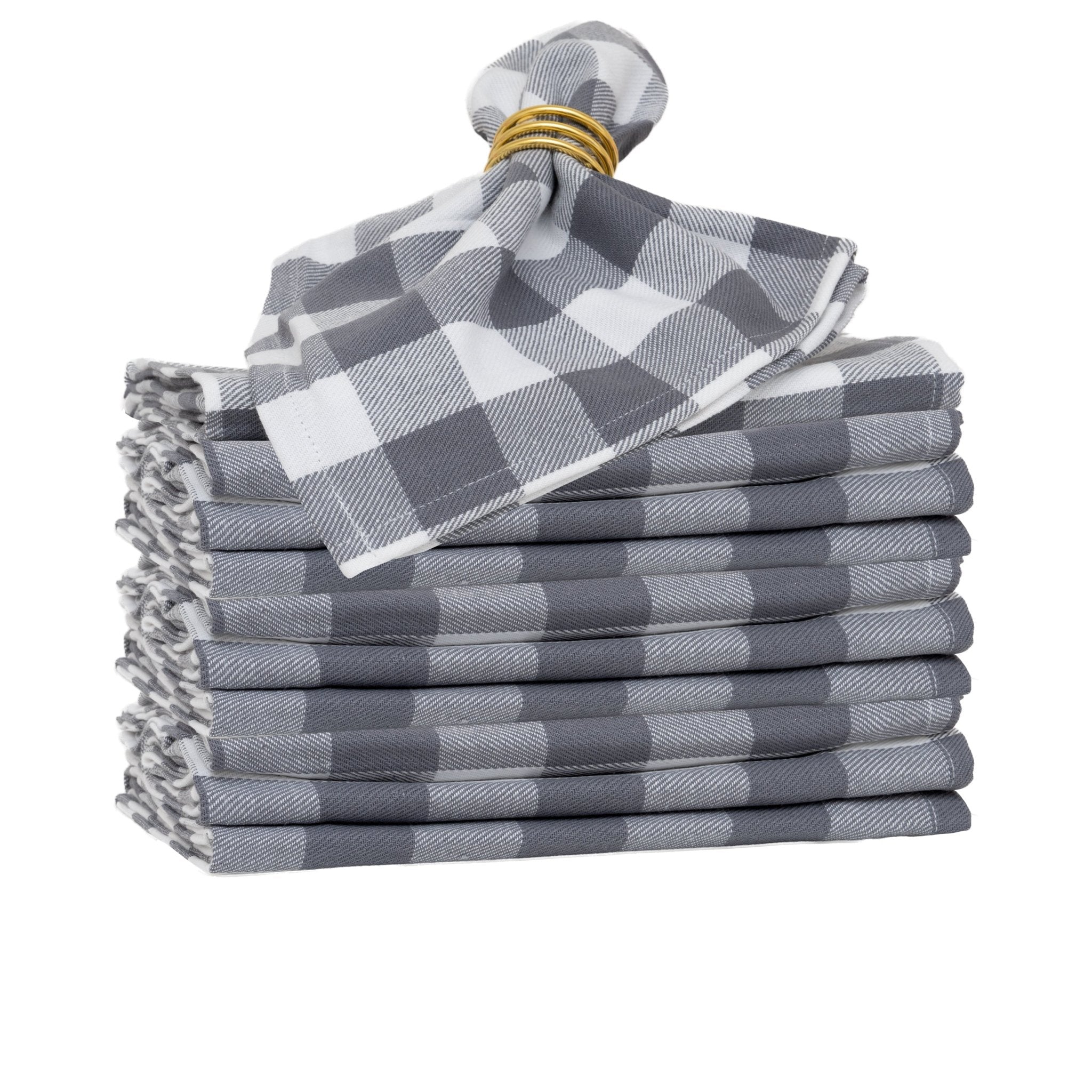 Plaid Dinner Napkins - WIVAStore