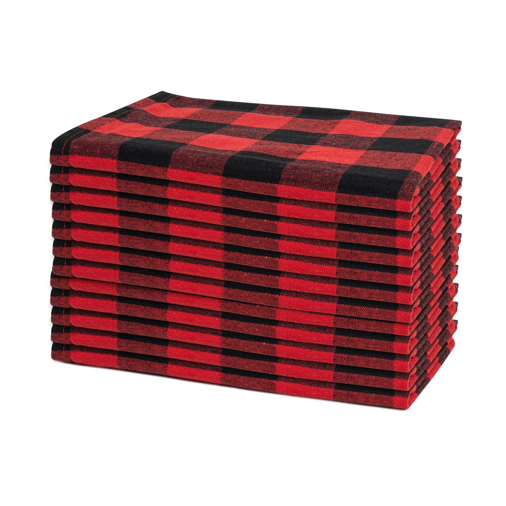 Plaid Dinner Napkins - WIVAStore