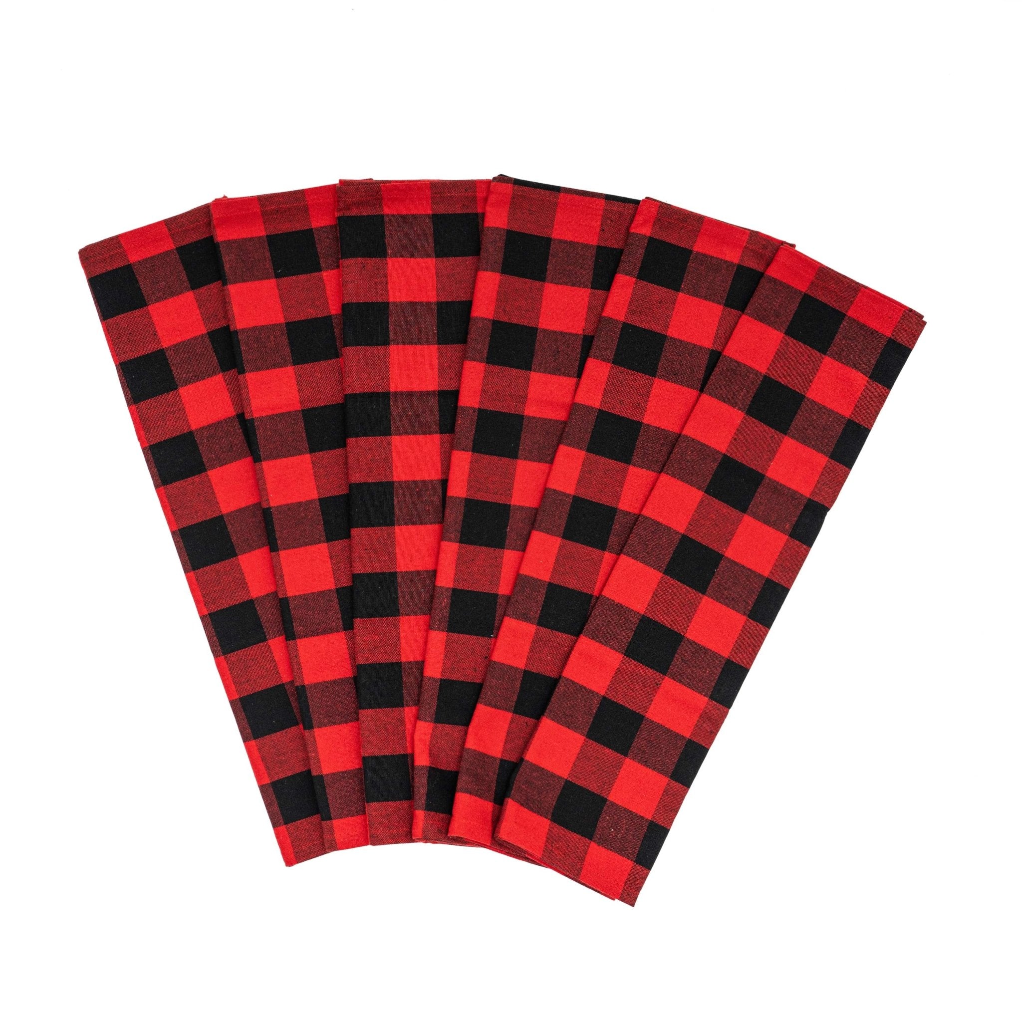 Plaid Kitchen Towels - WIVAStore