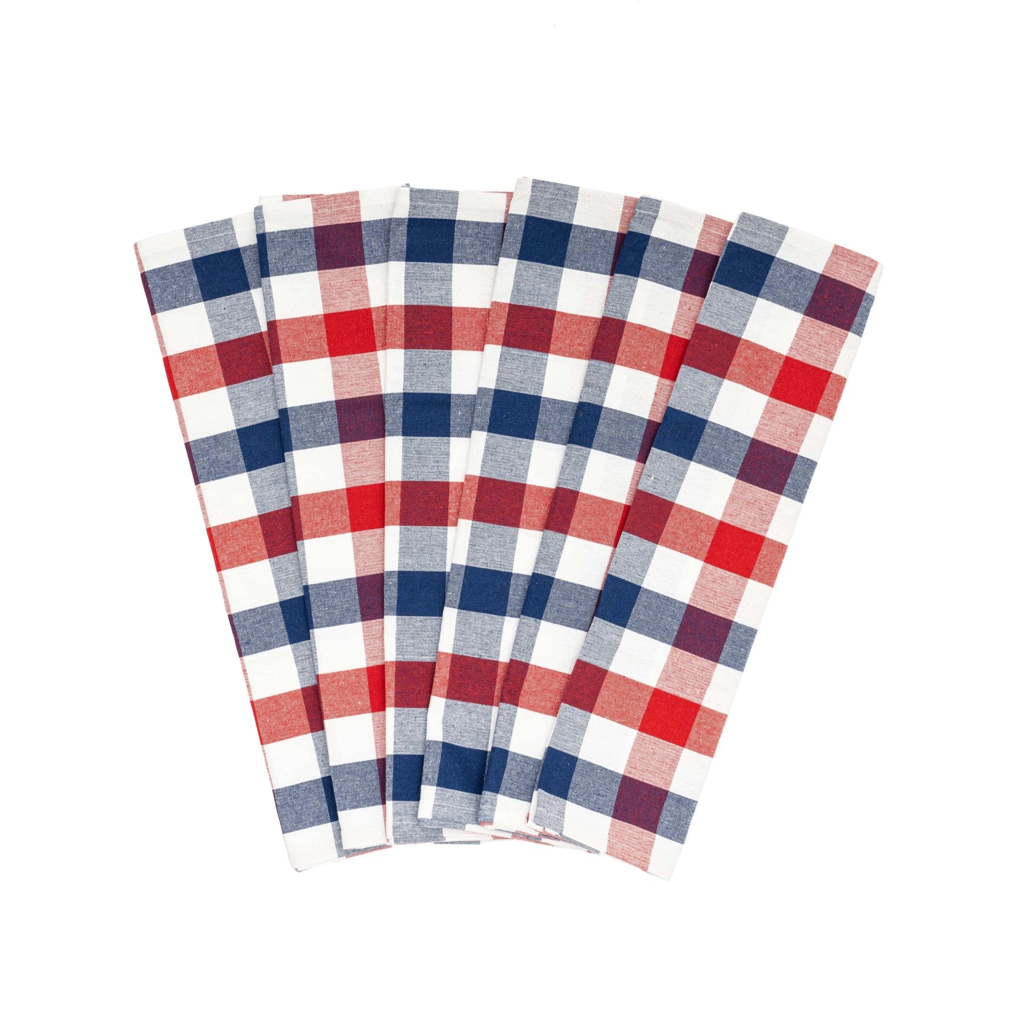 Plaid Kitchen Towels - WIVAStore
