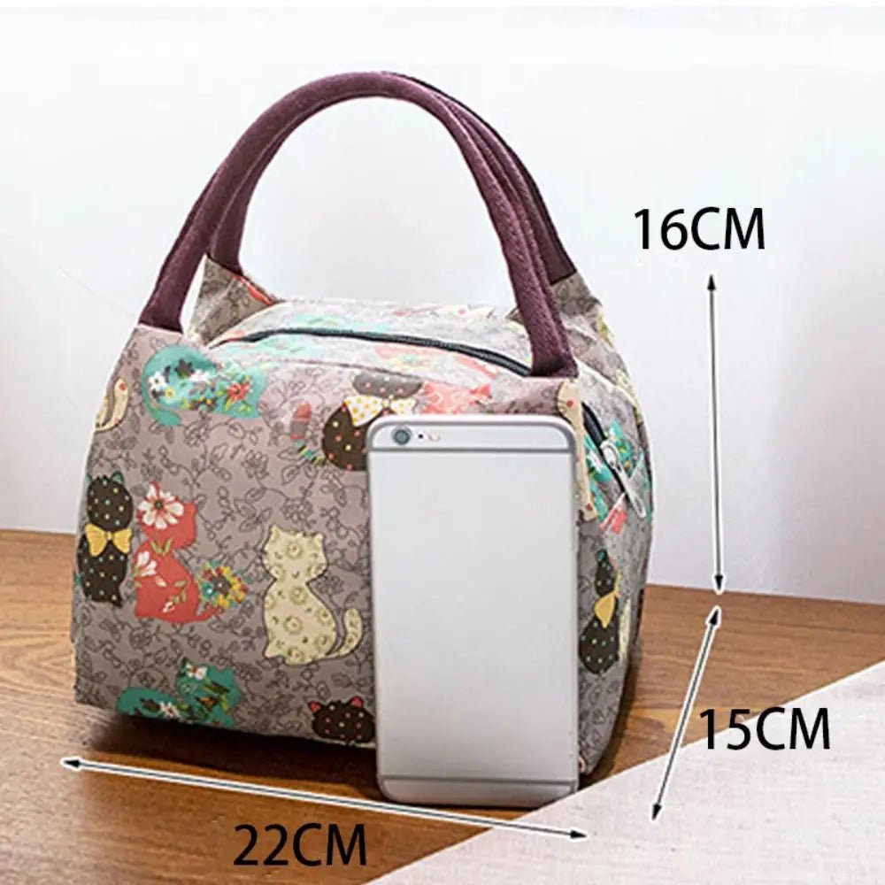 Portable Adult Kids Oxford Cloth Insulated Lunch Bag - WIVAStore