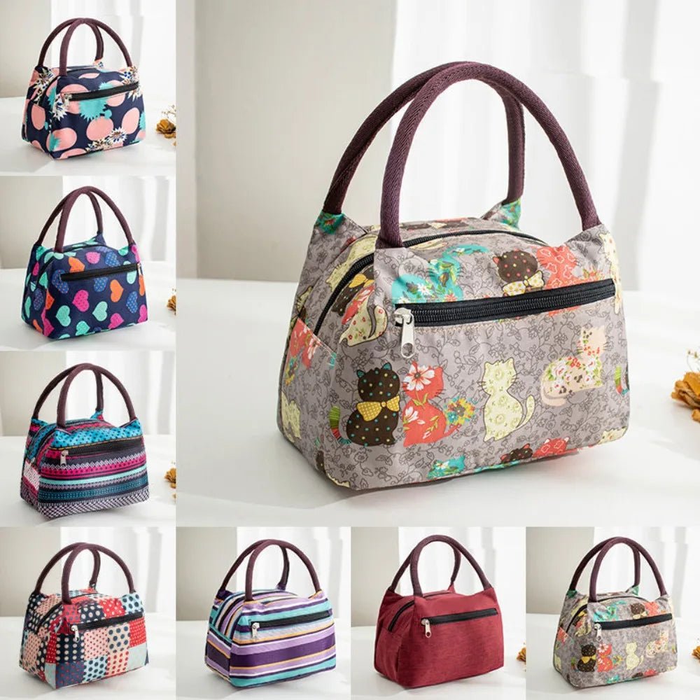 Portable Adult Kids Oxford Cloth Insulated Lunch Bag - WIVAStore