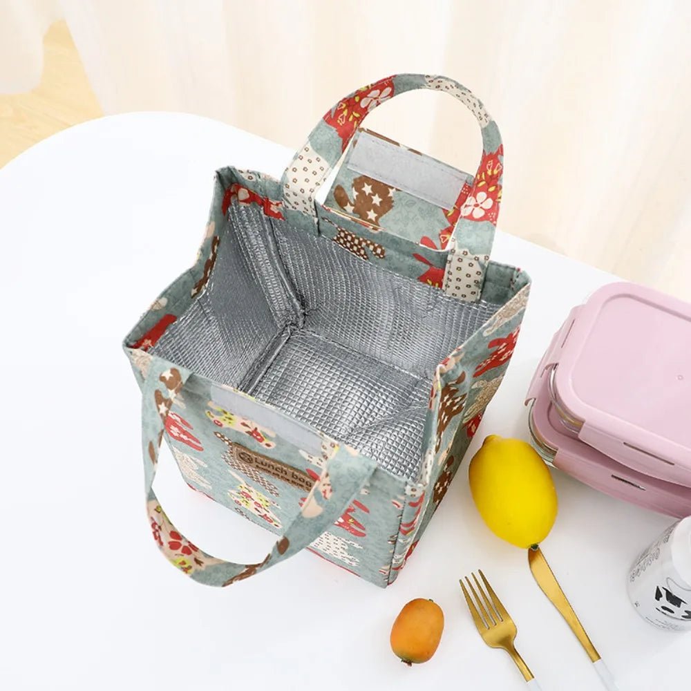 Portable Adult Kids Oxford Cloth Insulated Lunch Bag - WIVAStore