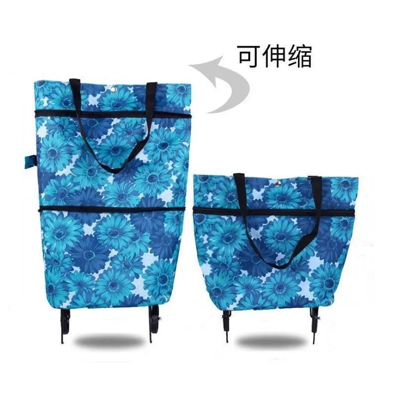 Portable Foldable Shopping Cart Supermarket - WIVAStore
