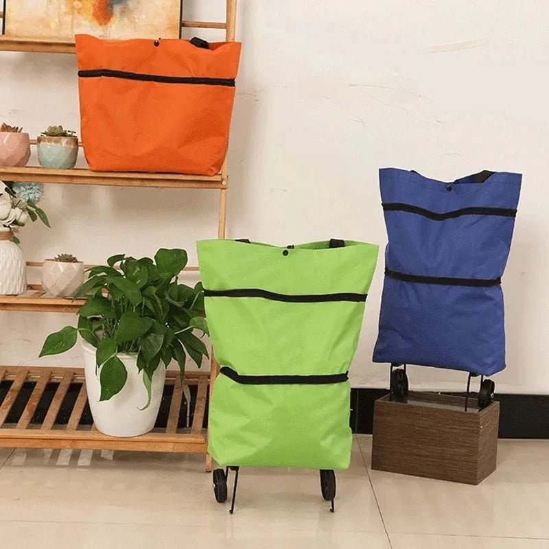 Portable Foldable Shopping Cart Supermarket - WIVAStore