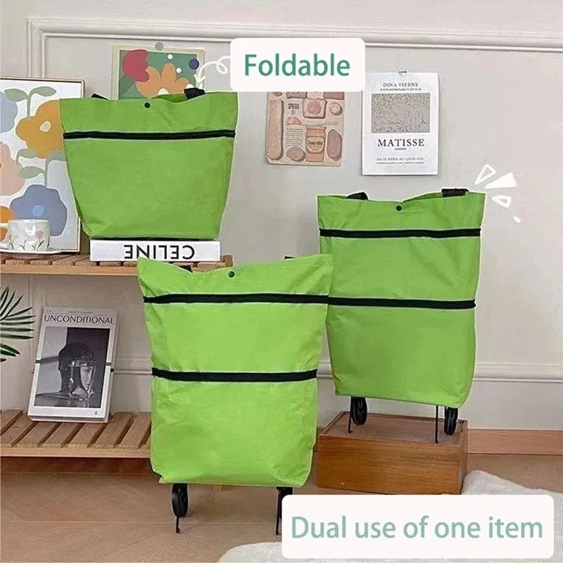 Portable Foldable Shopping Cart Supermarket - WIVAStore