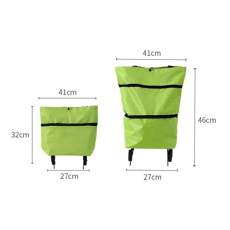 Portable Foldable Shopping Cart Supermarket - WIVAStore